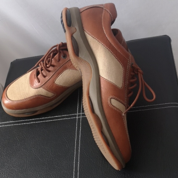 Men's Rockport Walking Shoe Size 9M Two-Tone Brown - Picture 6 of 9